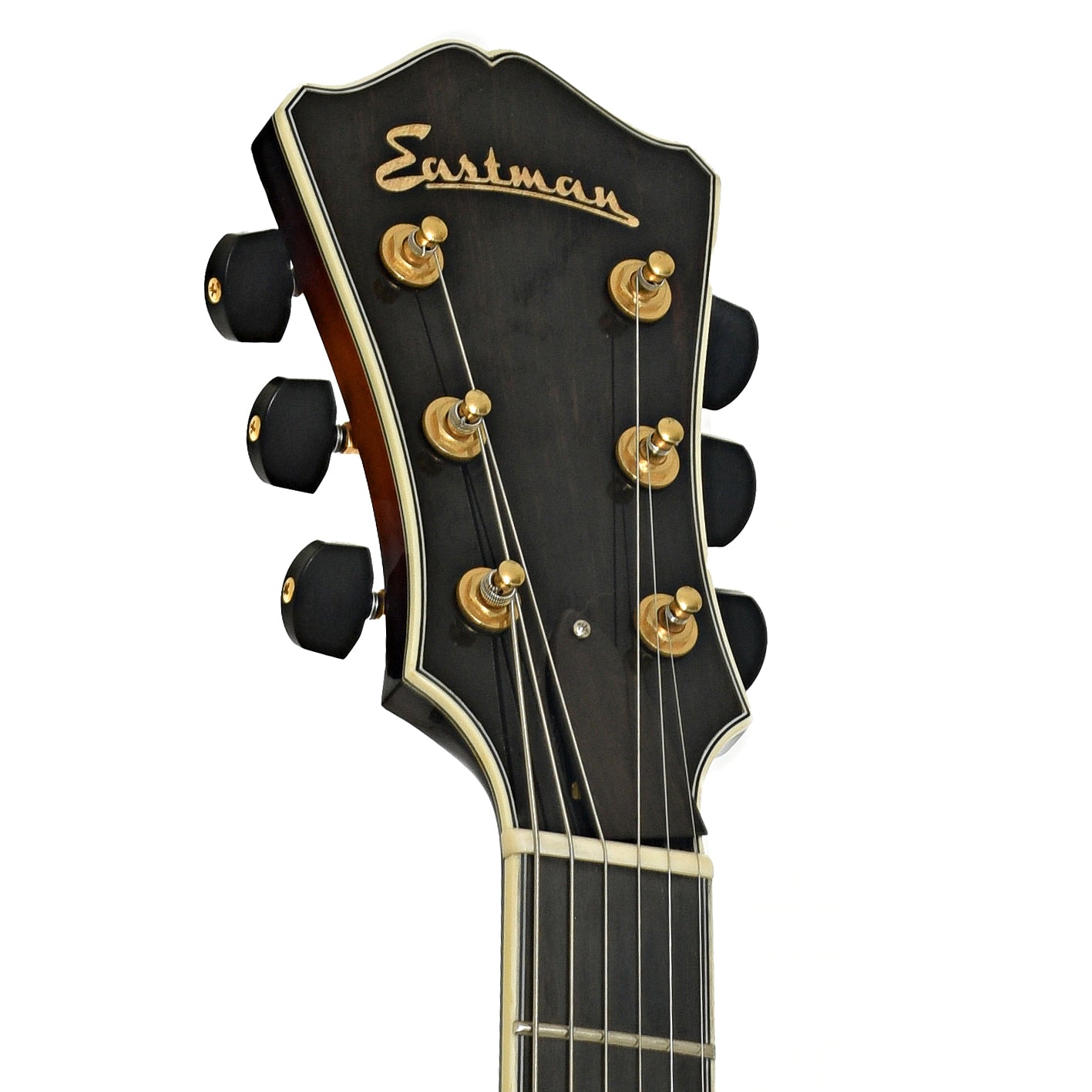Headstock of Eastman AR803CED - 16 Hollowbody Electric Guitar 