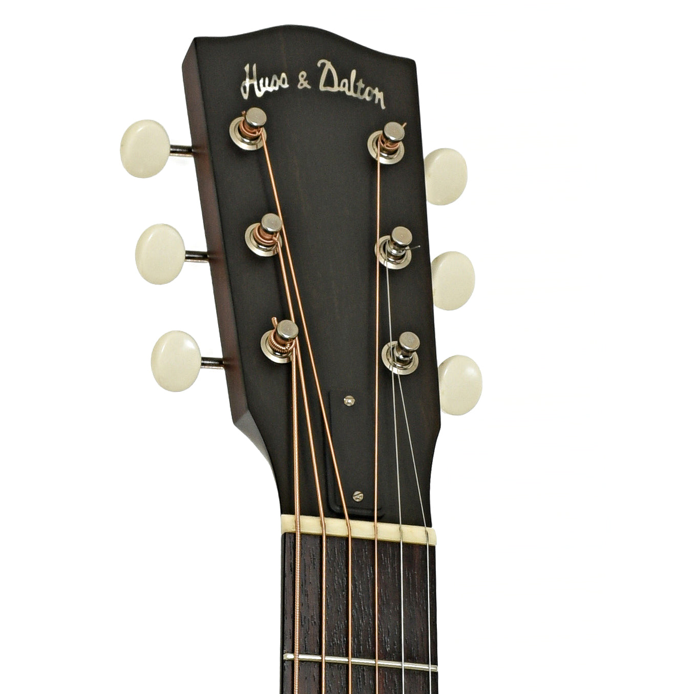 Headstock of Huss & Dalton DS Crossroads Acoustic Guitar