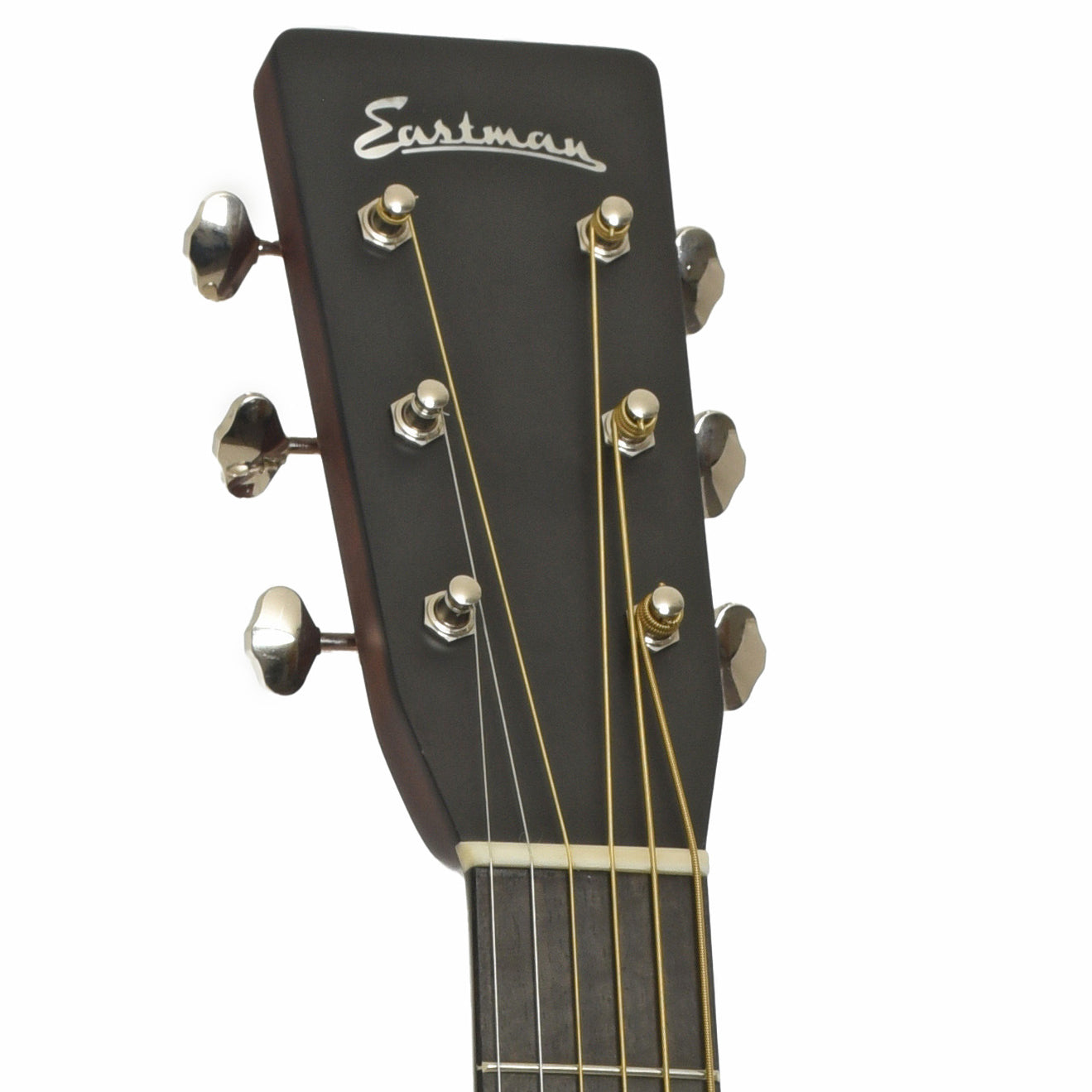 Headstock of Eastman E10DL-TC Left-Handed Acoustic Guitar