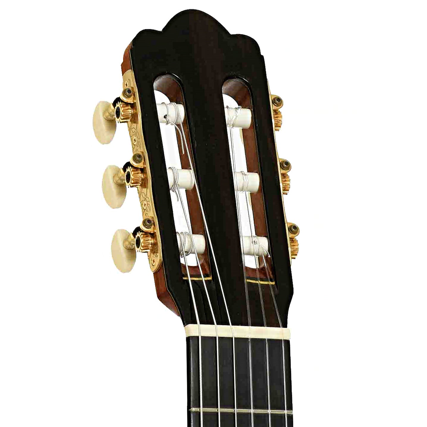 Headstock of Hippner Guitars Hauser Classical Guitar 