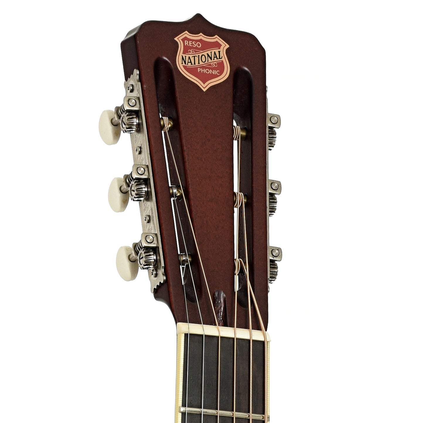 Headstock of National M-1 Tricone Resonator Guitar