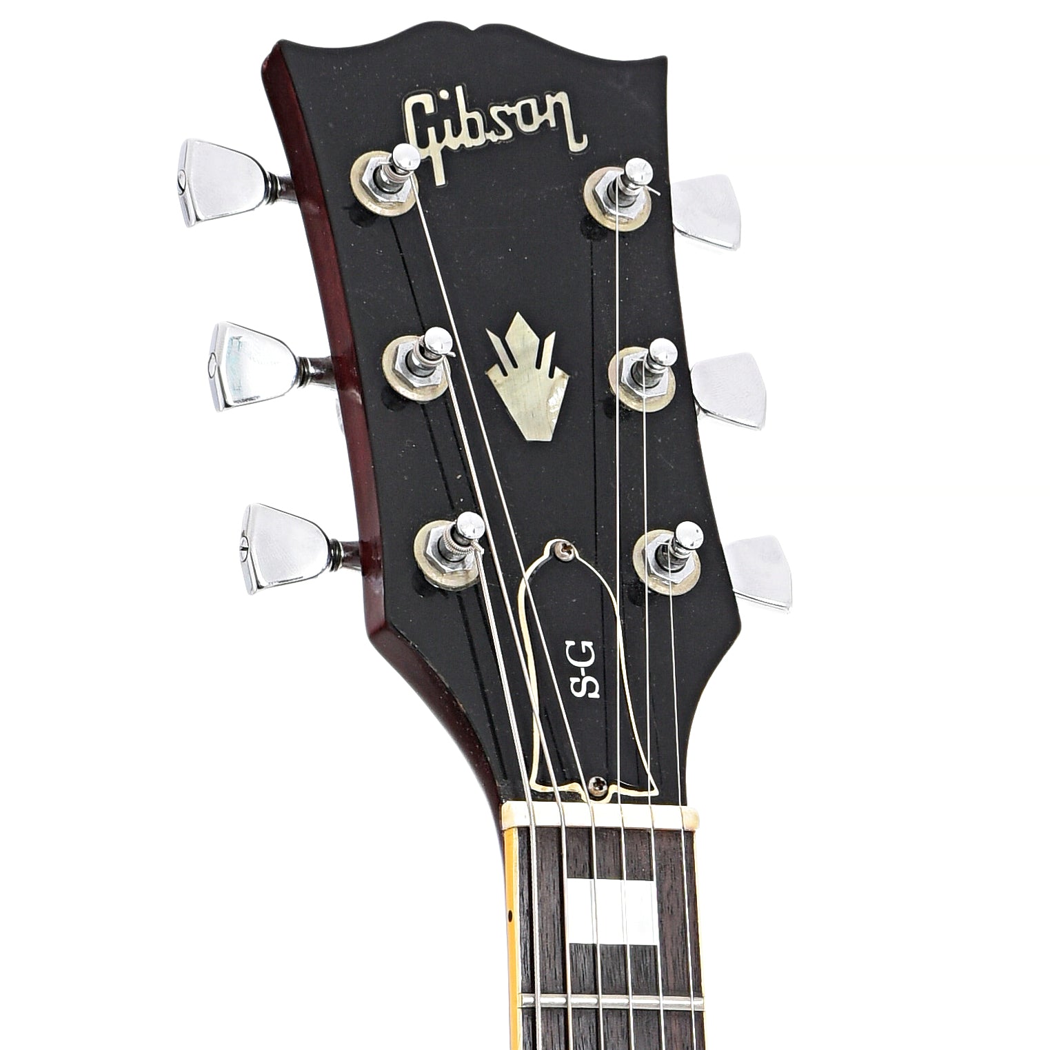 Front headstock of Gibson SG Standard
