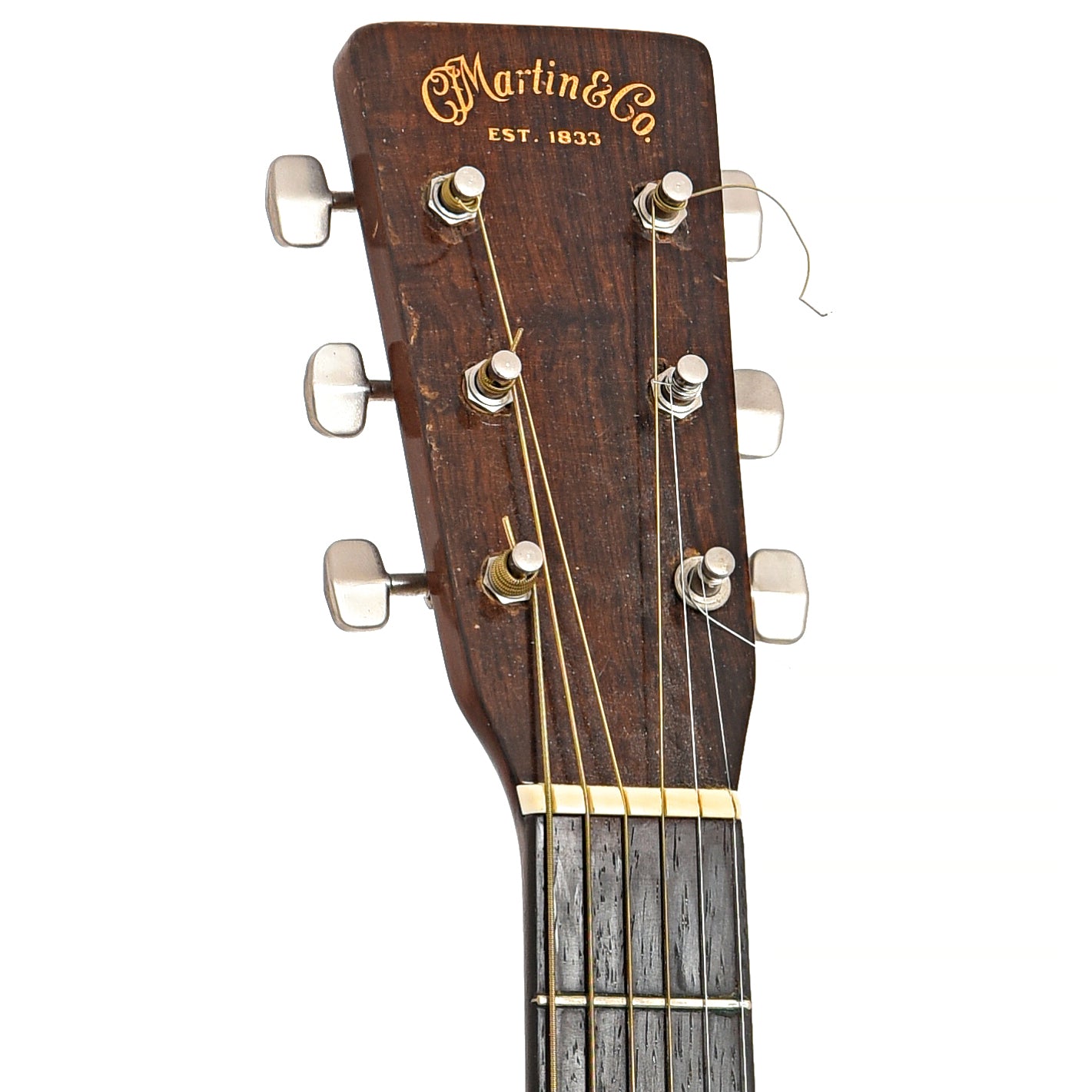 Front headstock of 1946 Martin 000-18 Acoustic Guitar 