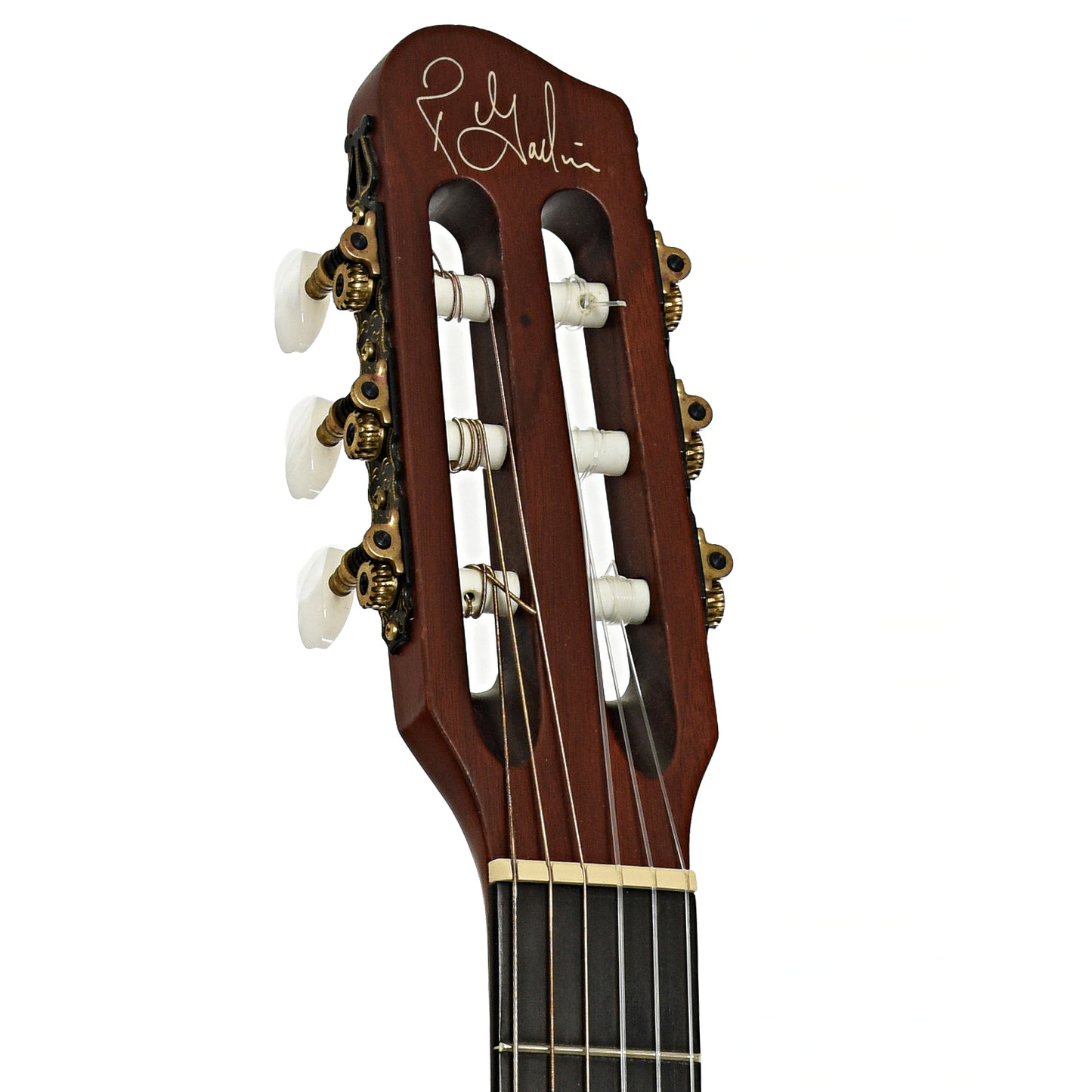 Headstock of Godin Multiac ACS SA Nylon-String Electric Guitar