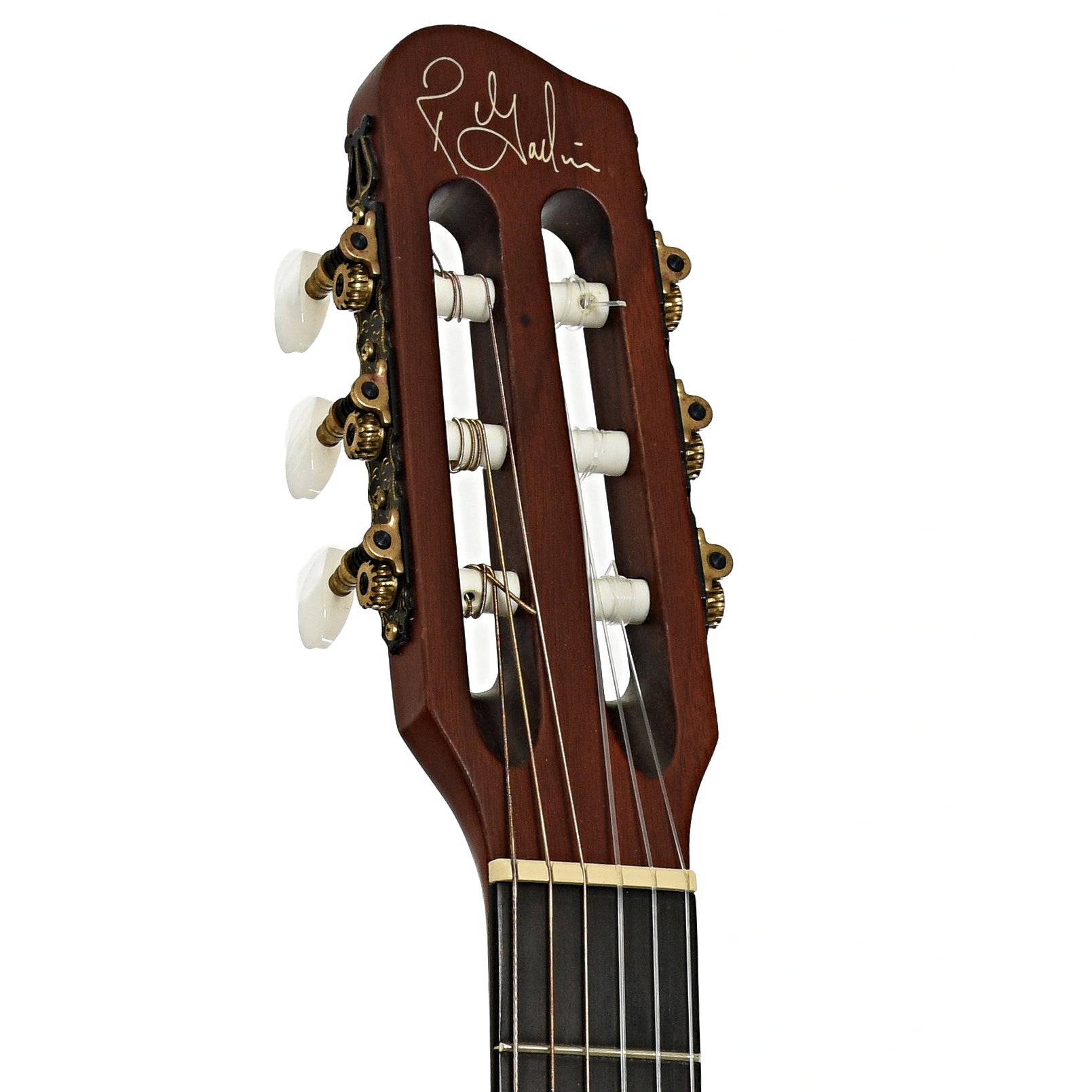 Headstock of Godin Multiac ACS SA Nylon-String Electric Guitar