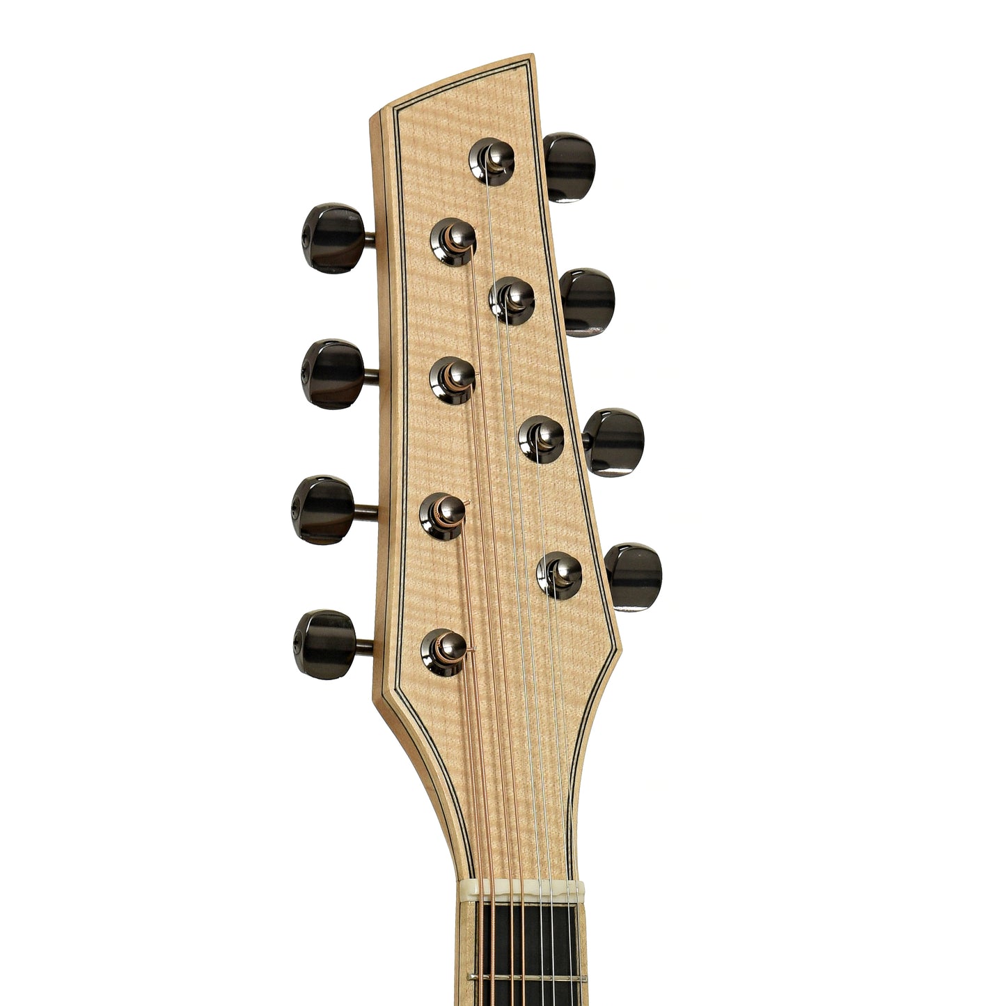 Headstock of Martino Quintavalla F-Jazz Mandolin