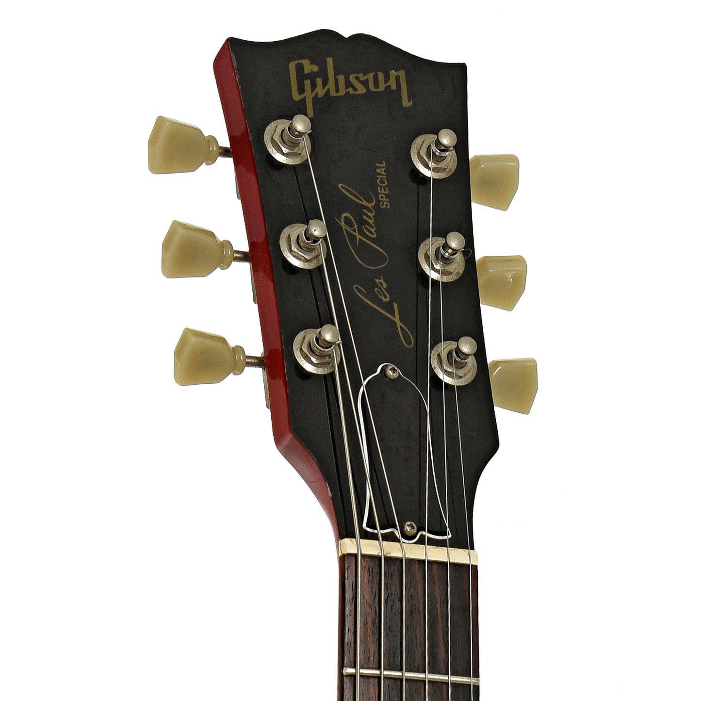 Headstock of Gibson Les Paul Special P100s Electric Guitar