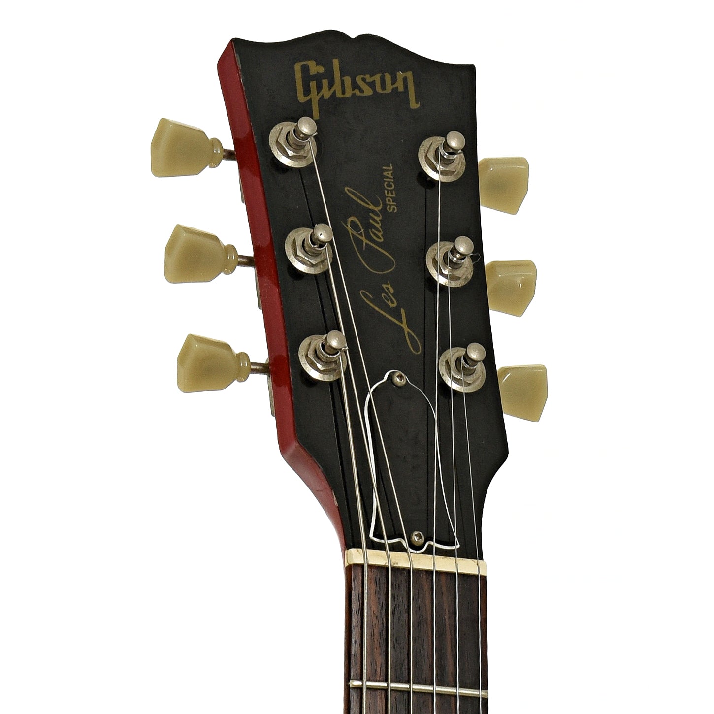 Headstock of Gibson Les Paul Special P100s Electric Guitar