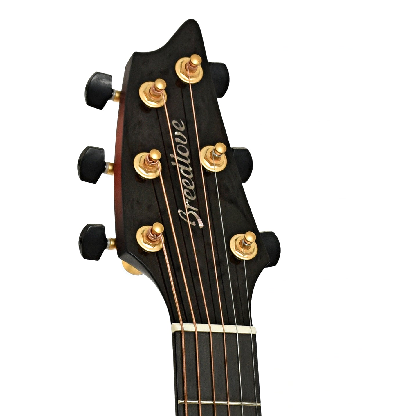 Headstock of Breedlove Oregon Concert Ember CE LTD Acoustic-Electric Guitar