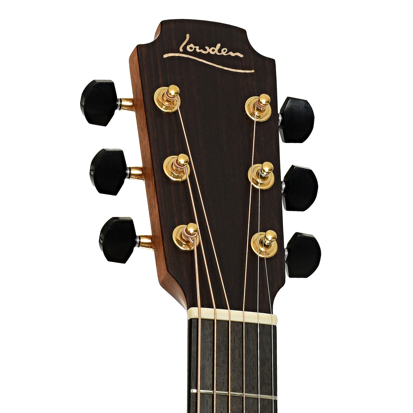 Headstock of Lowden F-22 Small Jumbo Acoustic Guitar