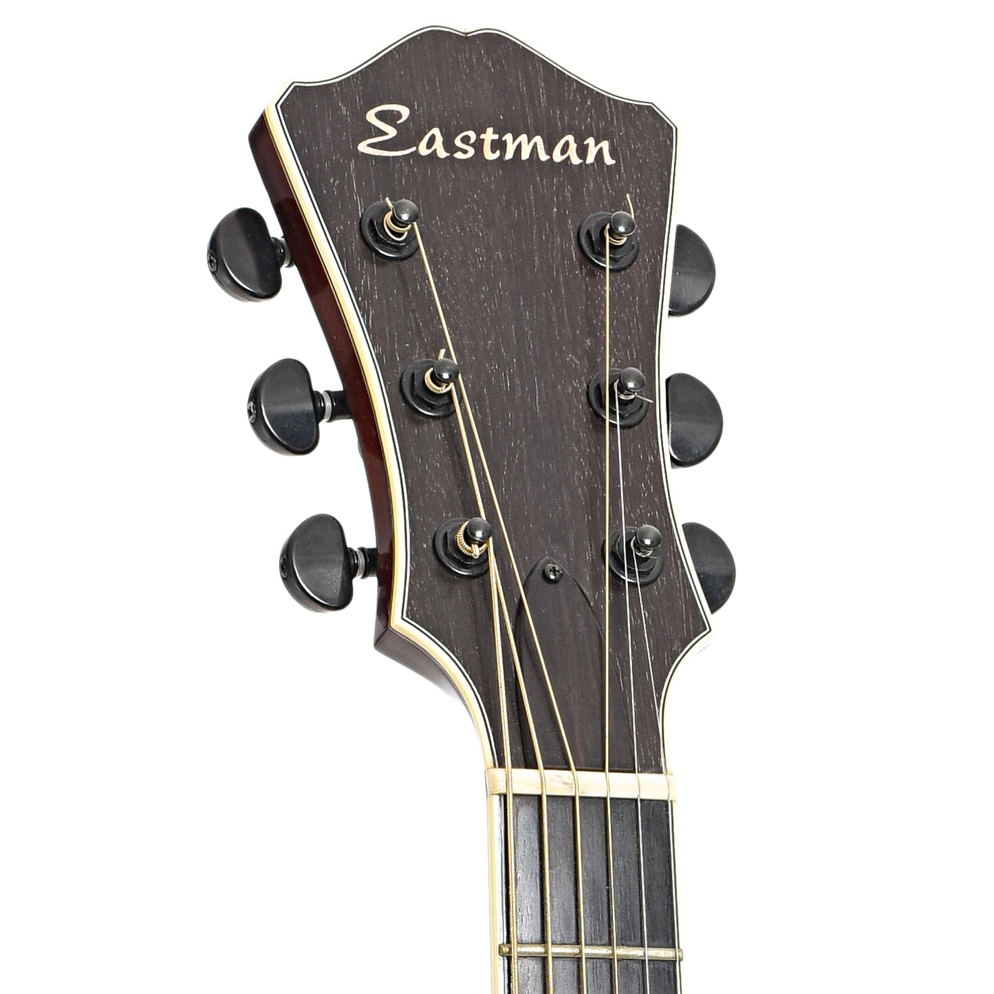 Front headstock of Eastman AR804C Archtop Acoustic Guitar