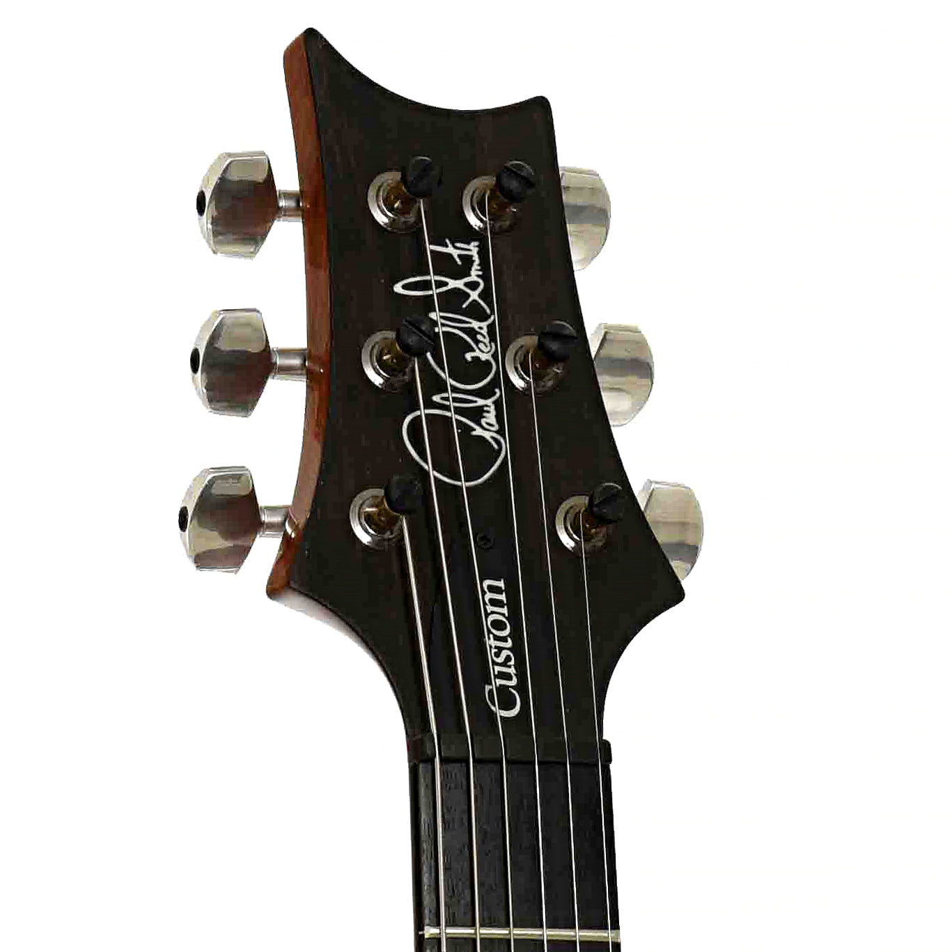 Headstock of PRS Custom 24 10 Top Electric Guitar