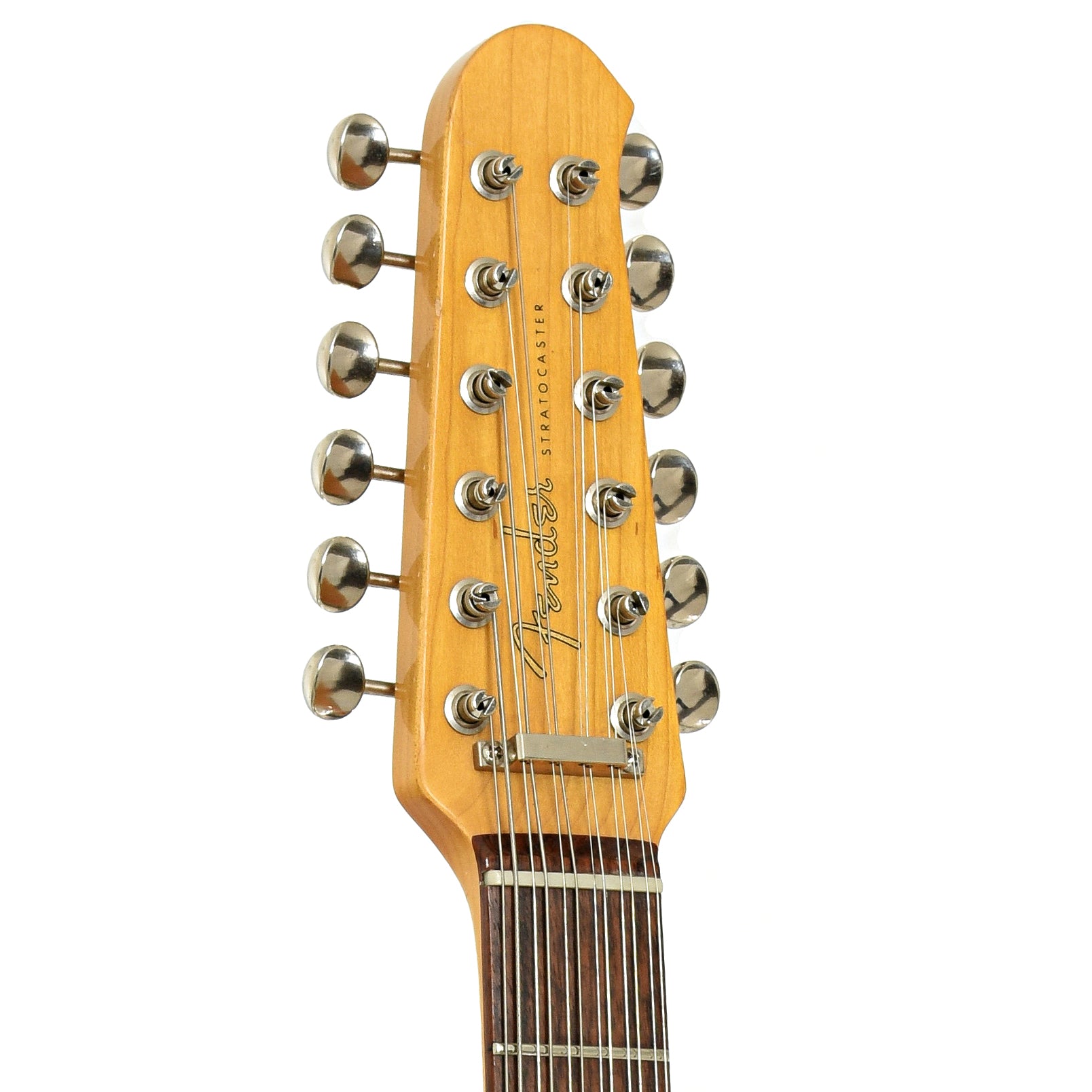Headstock of Fender Stratocaster XII Twelve String Electric Guitar