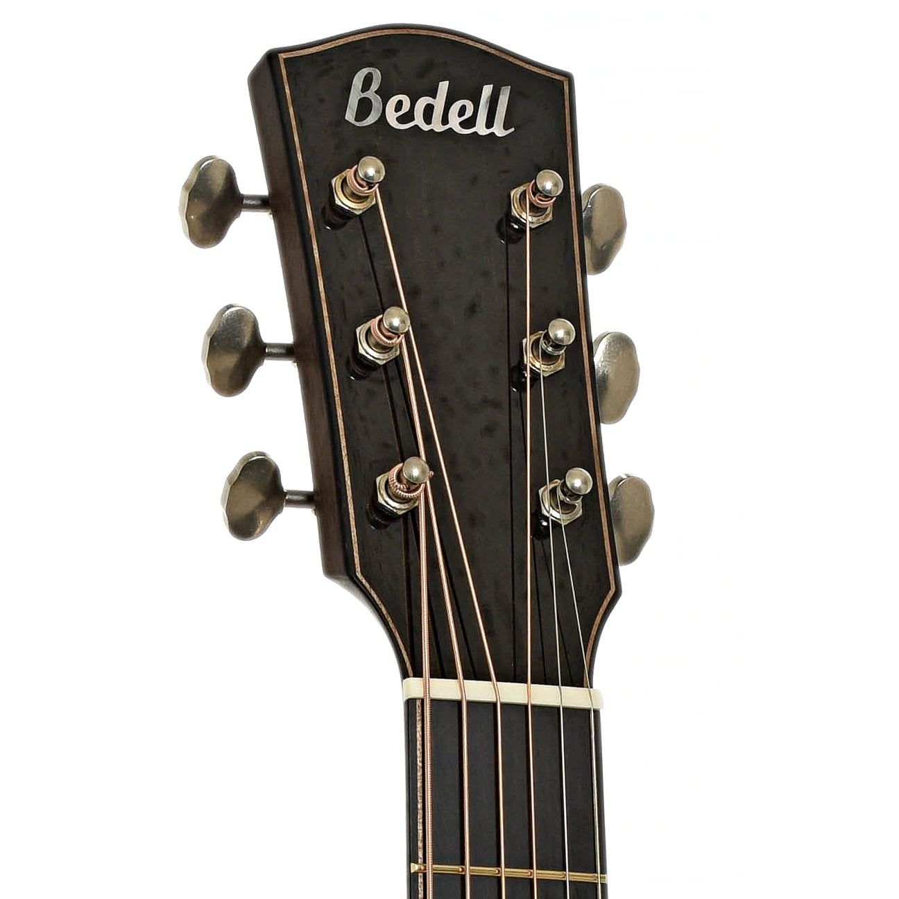 Headstock of Bedell Special Edition 1940 Dreadnought Acoustic Guitar