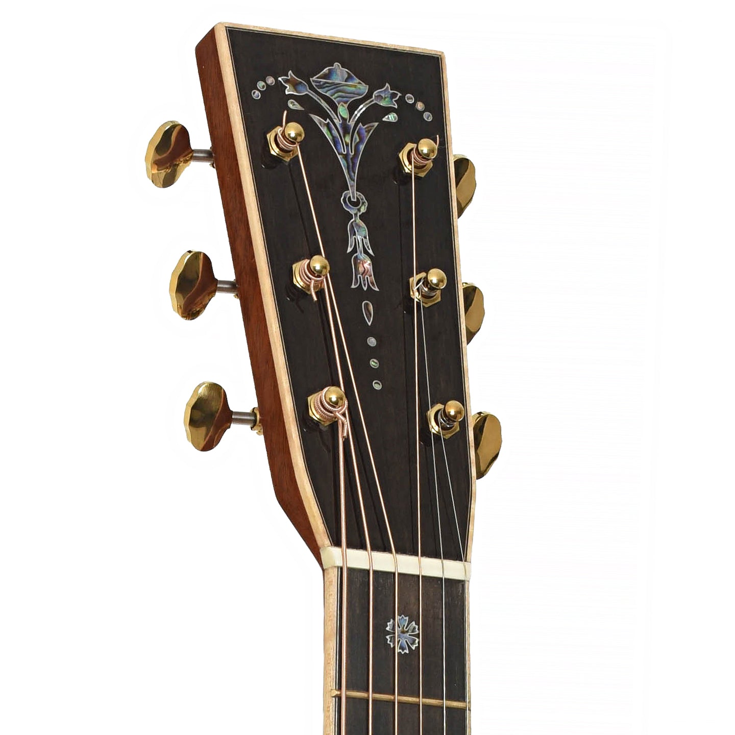 Headstock of Martin D-42 Modern Deluxe Acoustic Guitar 