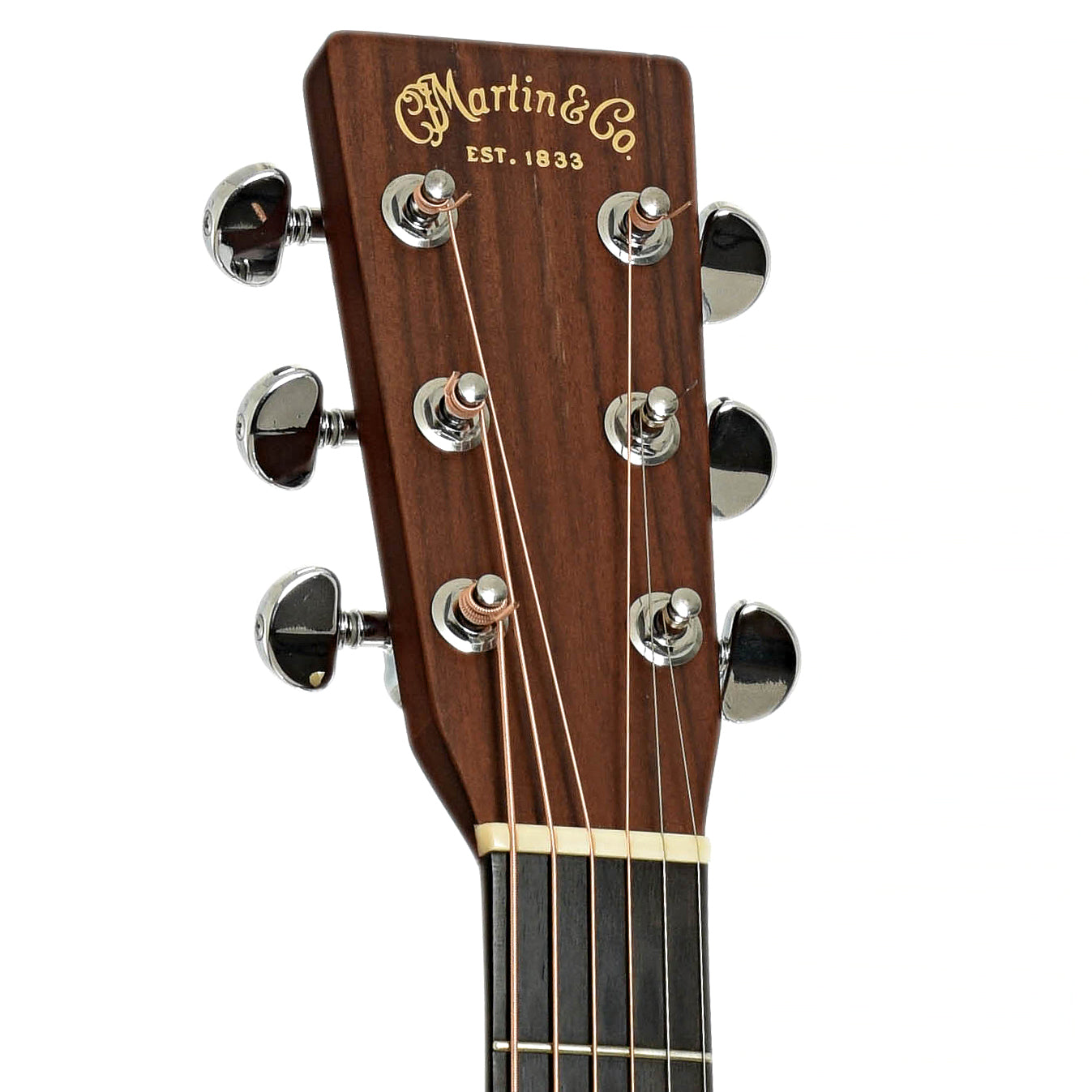 Headstock of Martin HD-28 Acoustic Guitar