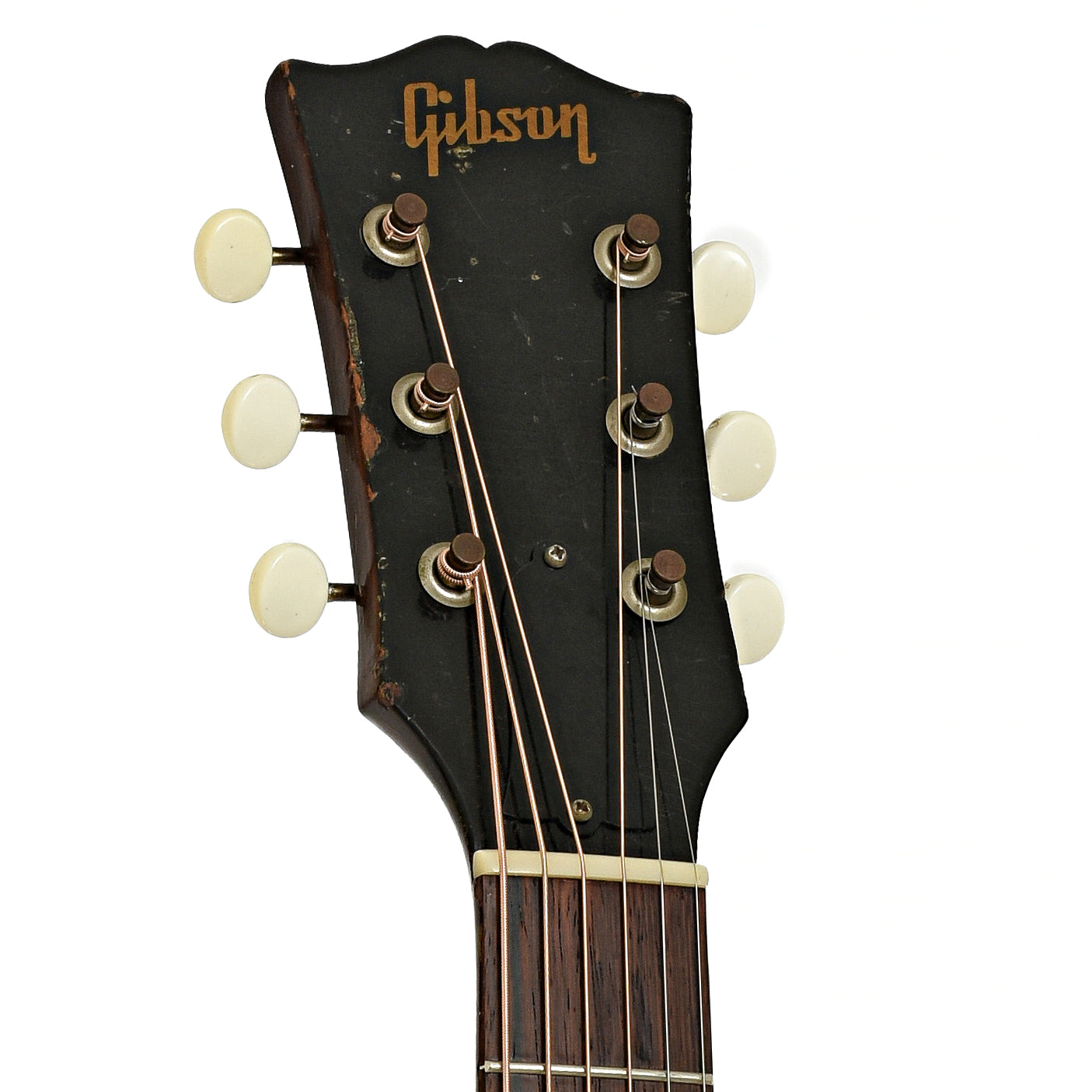 Headstock of Gibson LG-1 Acoustic Guitar 