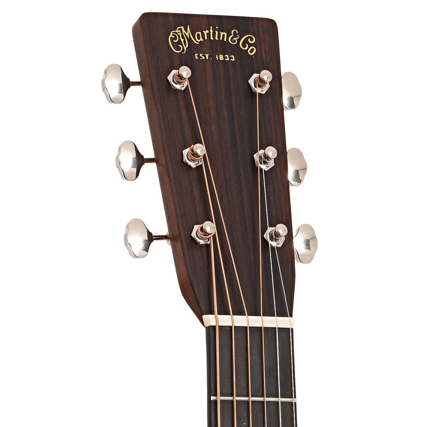 Front headstock of Martin 000-28 Guitar 