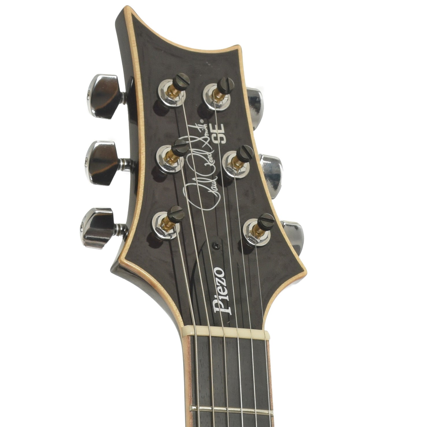 Headstock of PRS SE Hollowbody II Piezo Electric Guitar  of PRS SE Hollowbody II Piezo Electric Guitar 