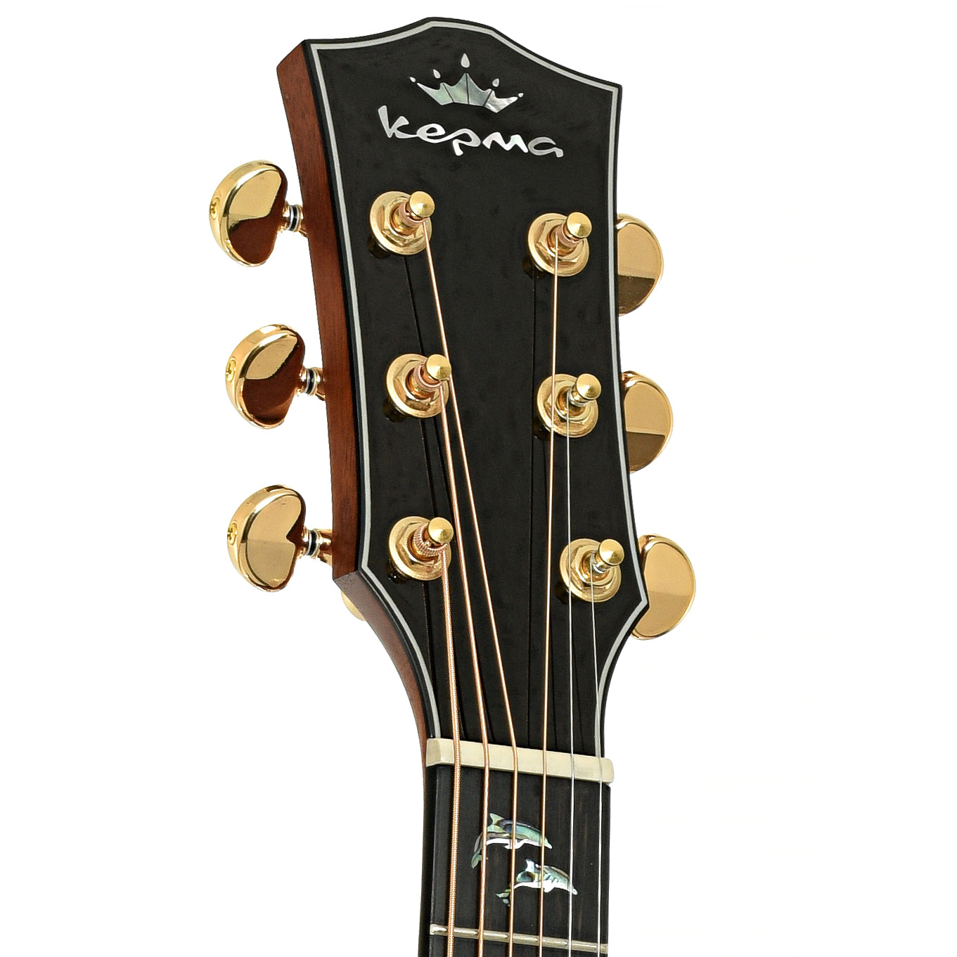 Headstock of Kepma D1-130 Dreadnought Acoustic Guitar