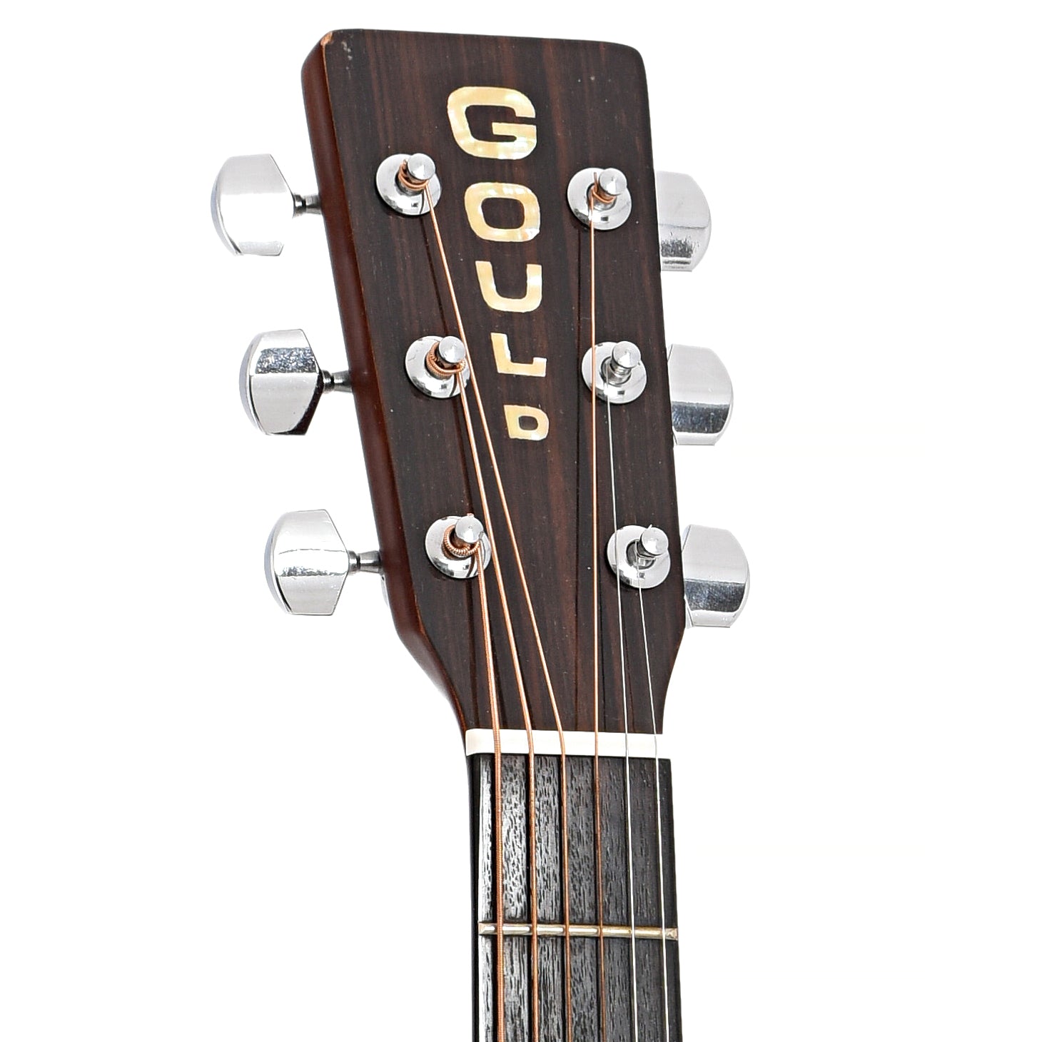 Front headstock of Gould GF-90 Acoustic Guitar (1970's)