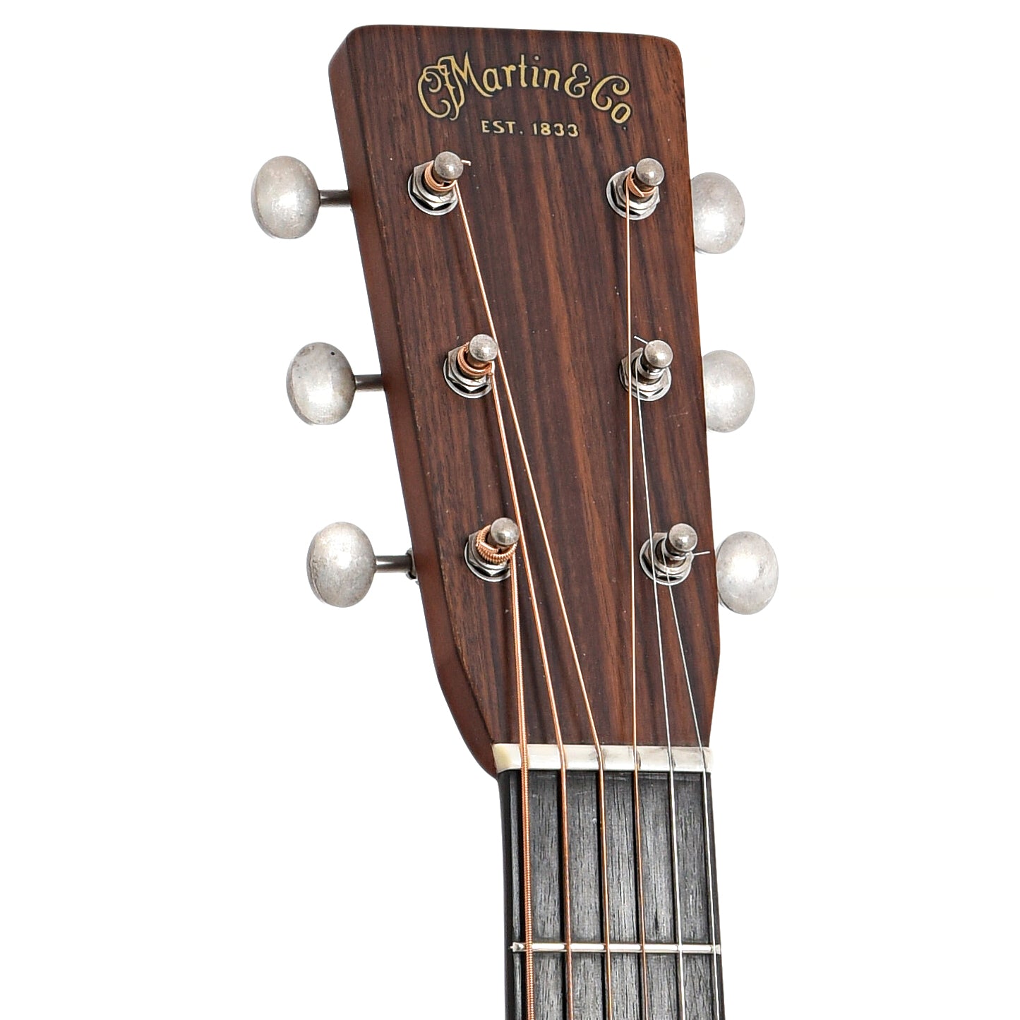 Front headstock of  Martin OM-28V Acoustic Guitar (2001)