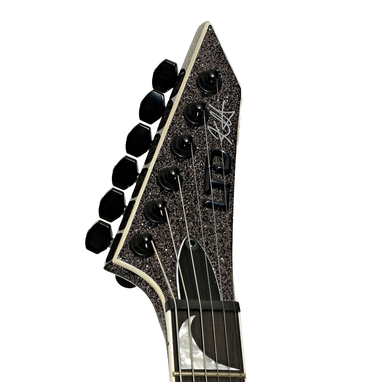 Headstock of ESP LTD KH-V Electric Guitar