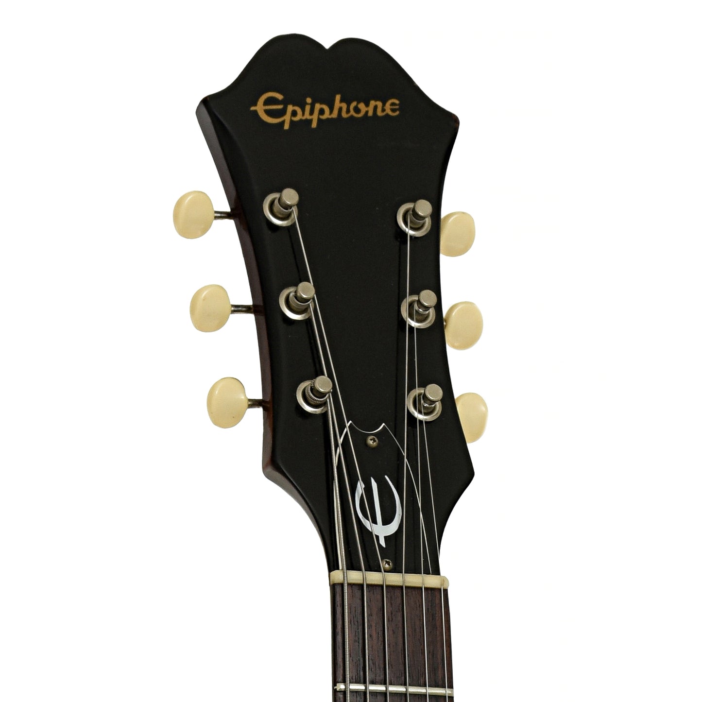 Headstock of Epiphone FT-45 Cortez Acoustic Guitar