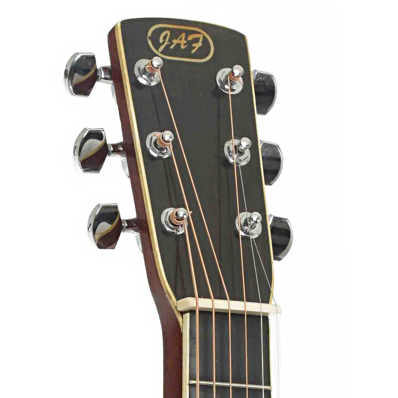 Front Headstock of Jerry A. Frazier Squareneck