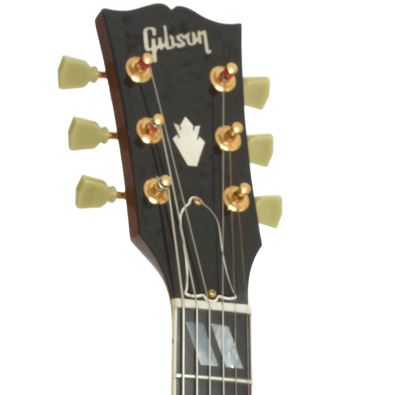 Headstock of Gibson L-4 CES Hollowbody Electric Guitar 