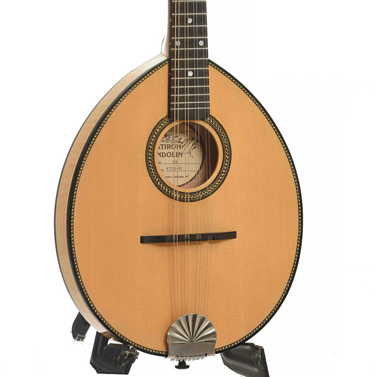 Front and side of Flatiron 3MC Mandolin