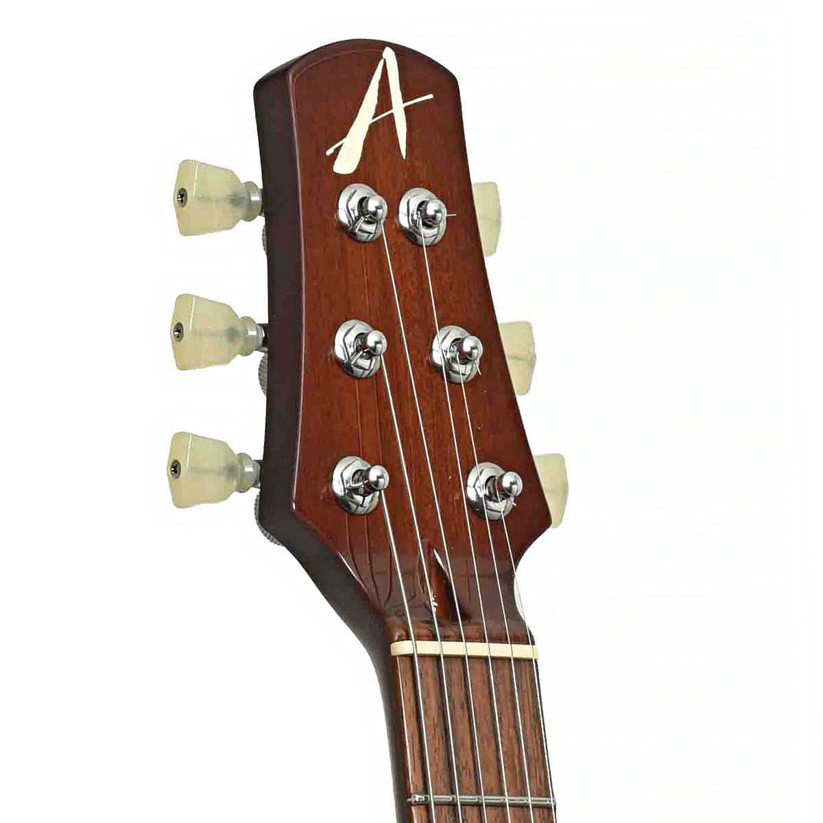 Front Headstock of Tom Anderson Bobcat Electric Guitar