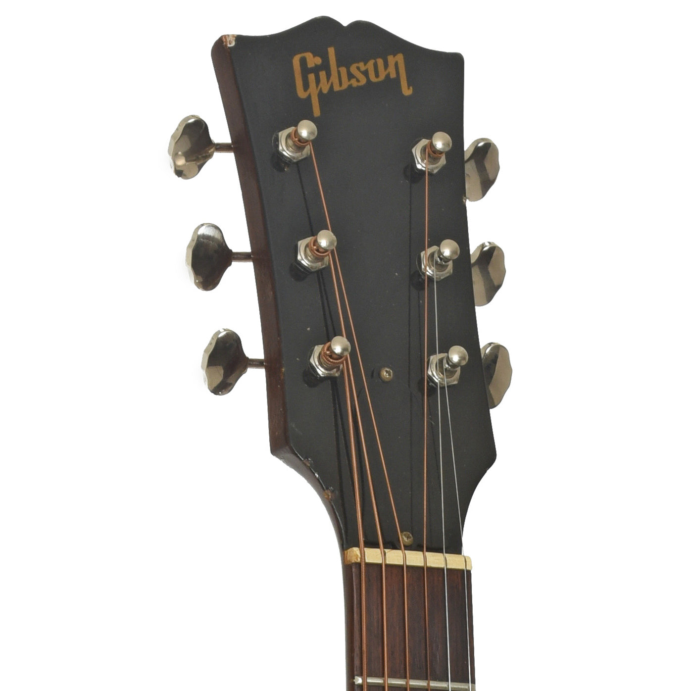 Headstock of Gibson J-50 ADJ Acoustic Guitar