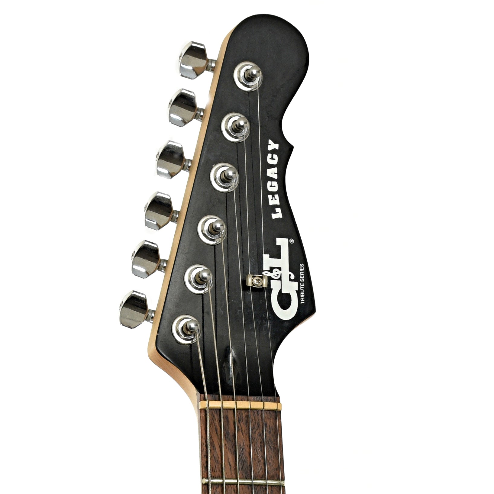 Headstock of G&L Tribute Series Legacy HSS Electric Guitar 
