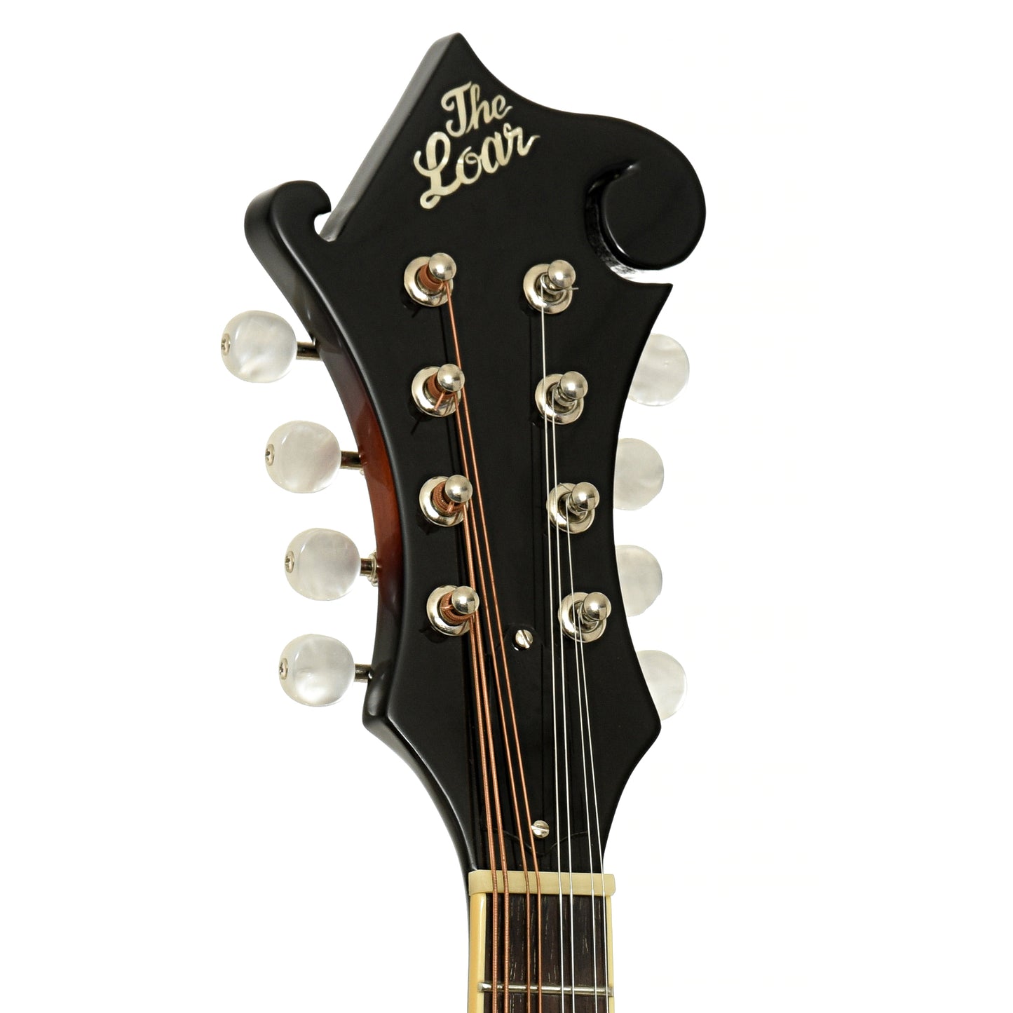 Headstock of The Loar LM-520 F-Style Mandolin