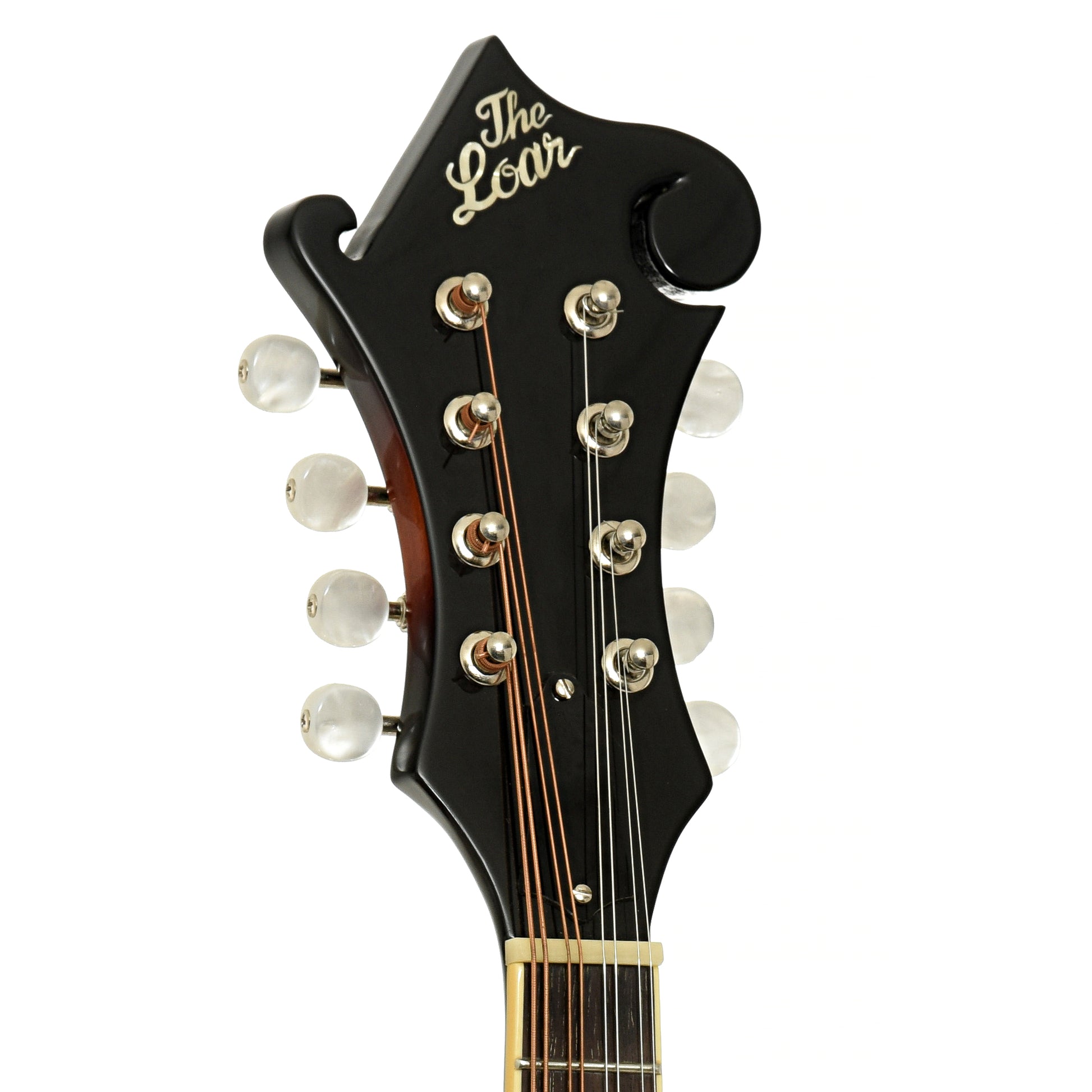 Headstock of The Loar LM-520 F-Style Mandolin