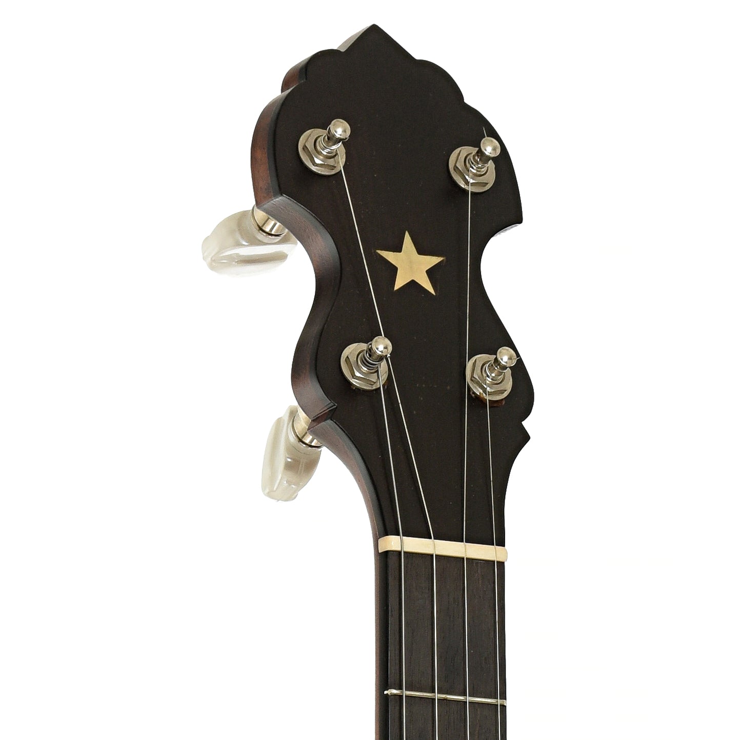 Headstock of Bart Reiter Standard A-Scale Open Back Banjo 
