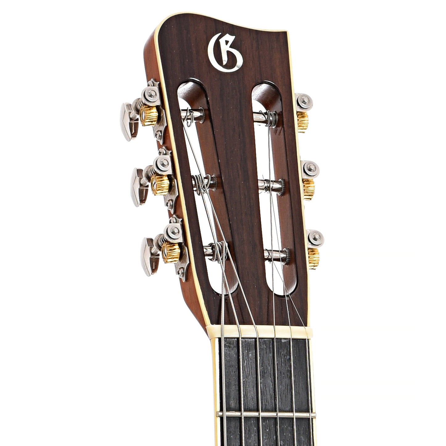 Front headstock of Gallagher G-70 Acoustic Guitar (2020)
