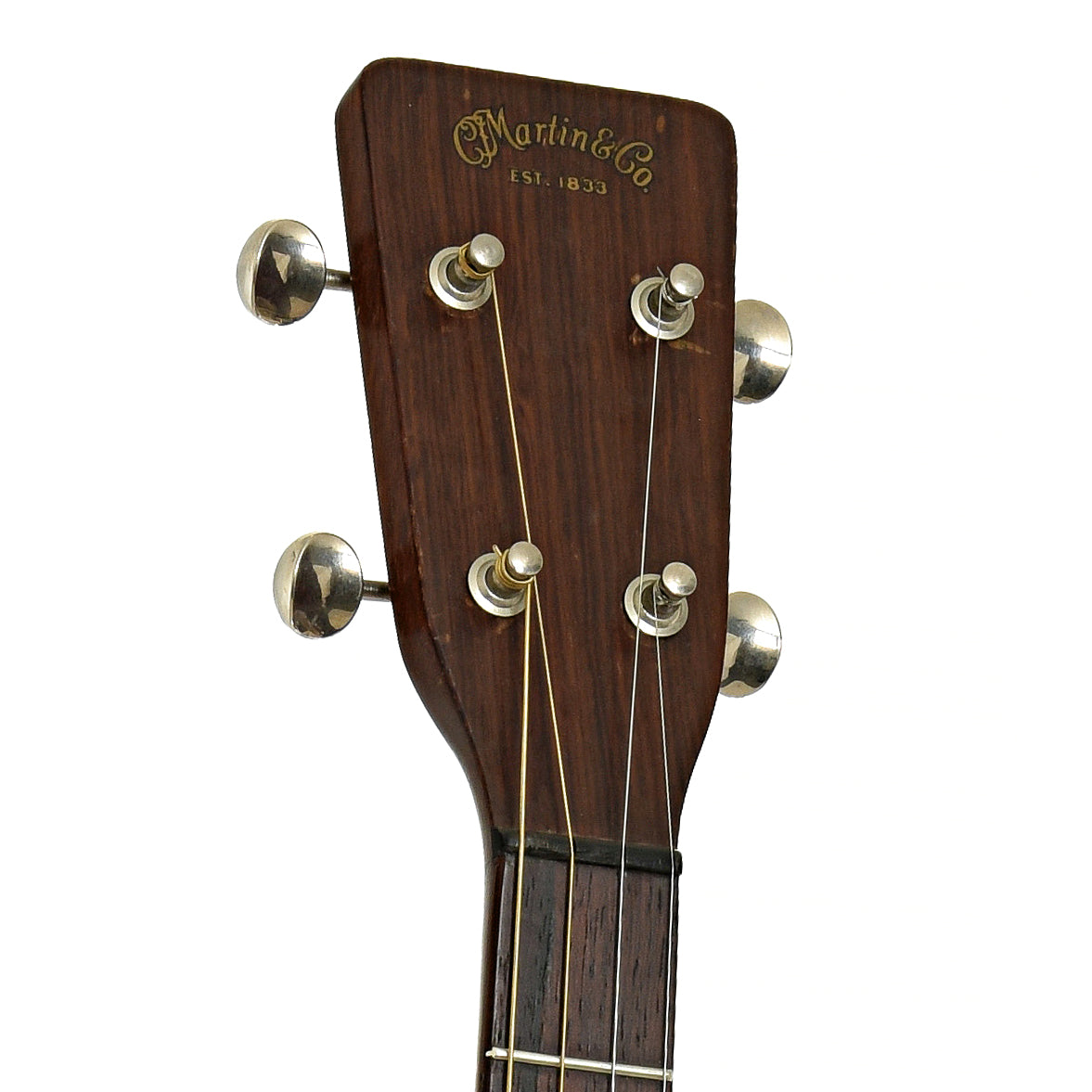 Headstock of Martin 0-18T Tenor Acoustic Guitar