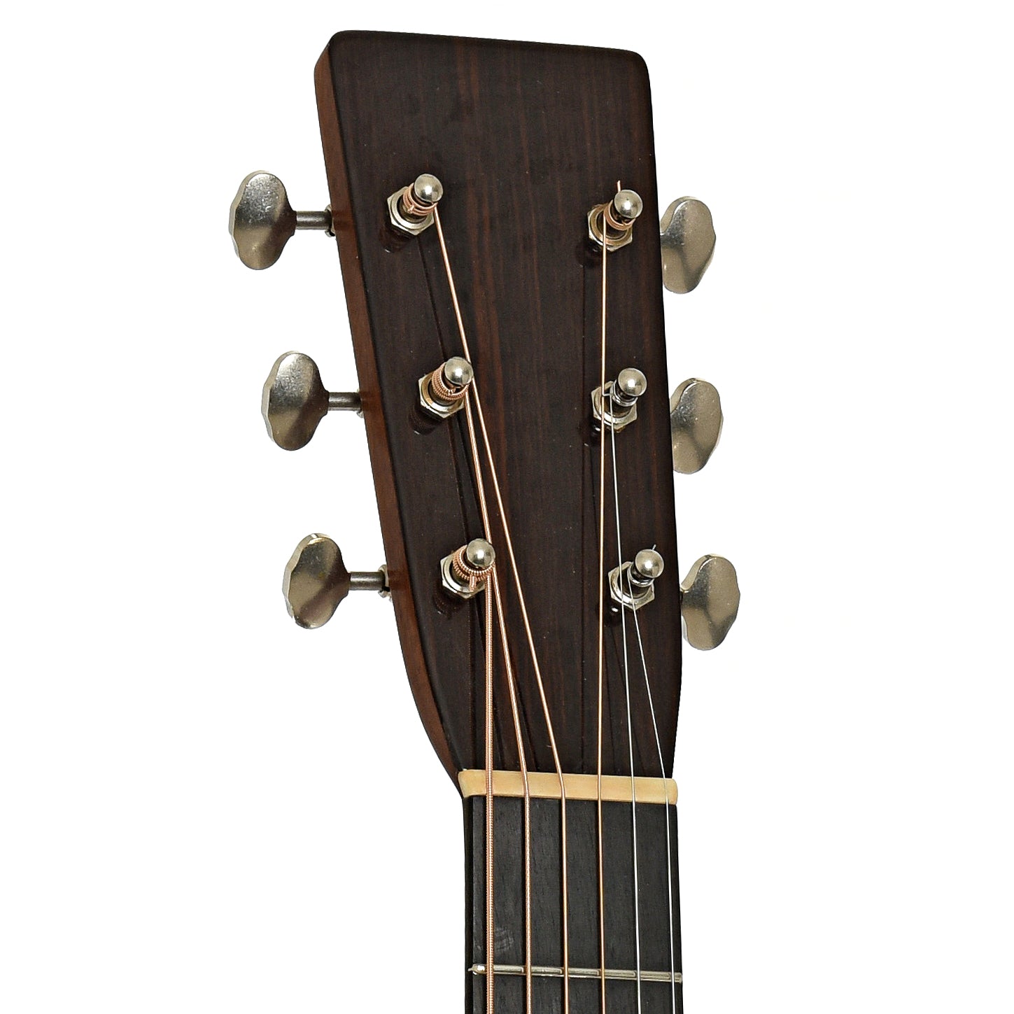 Headstock of Pre-War Guitars Co. Double Aught (00) Old Growth Indian Rosewood, Level 1