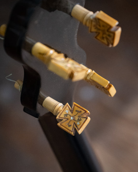 Showroom photo of A.C. Fairbanks Electric No.3 Open Back Banjo (c.1892-93)
