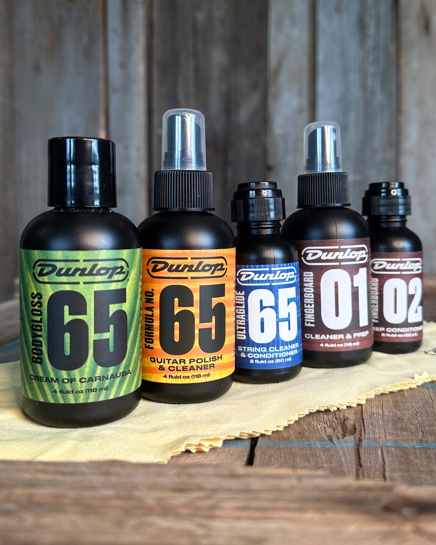 Showroom photo of Dunlop System 65 Guitar Maintenance Kit