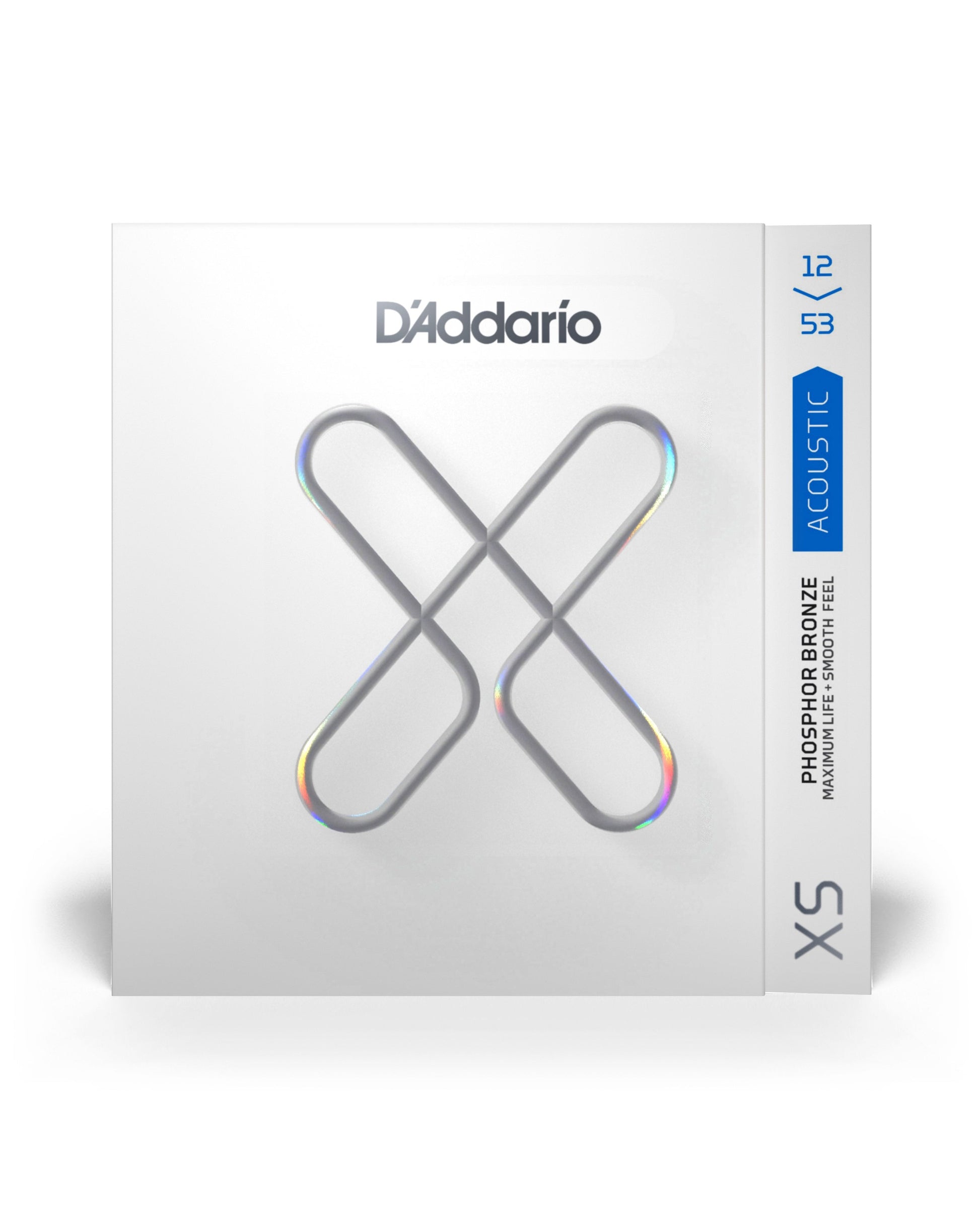 D'Addario XS Light Phosphor Bronze Acoustic Guitar Strings, Two Pack, Front 1