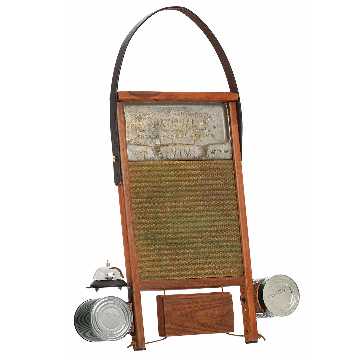 Front and side of Pel-Tone Deluxe Washboard, WB113