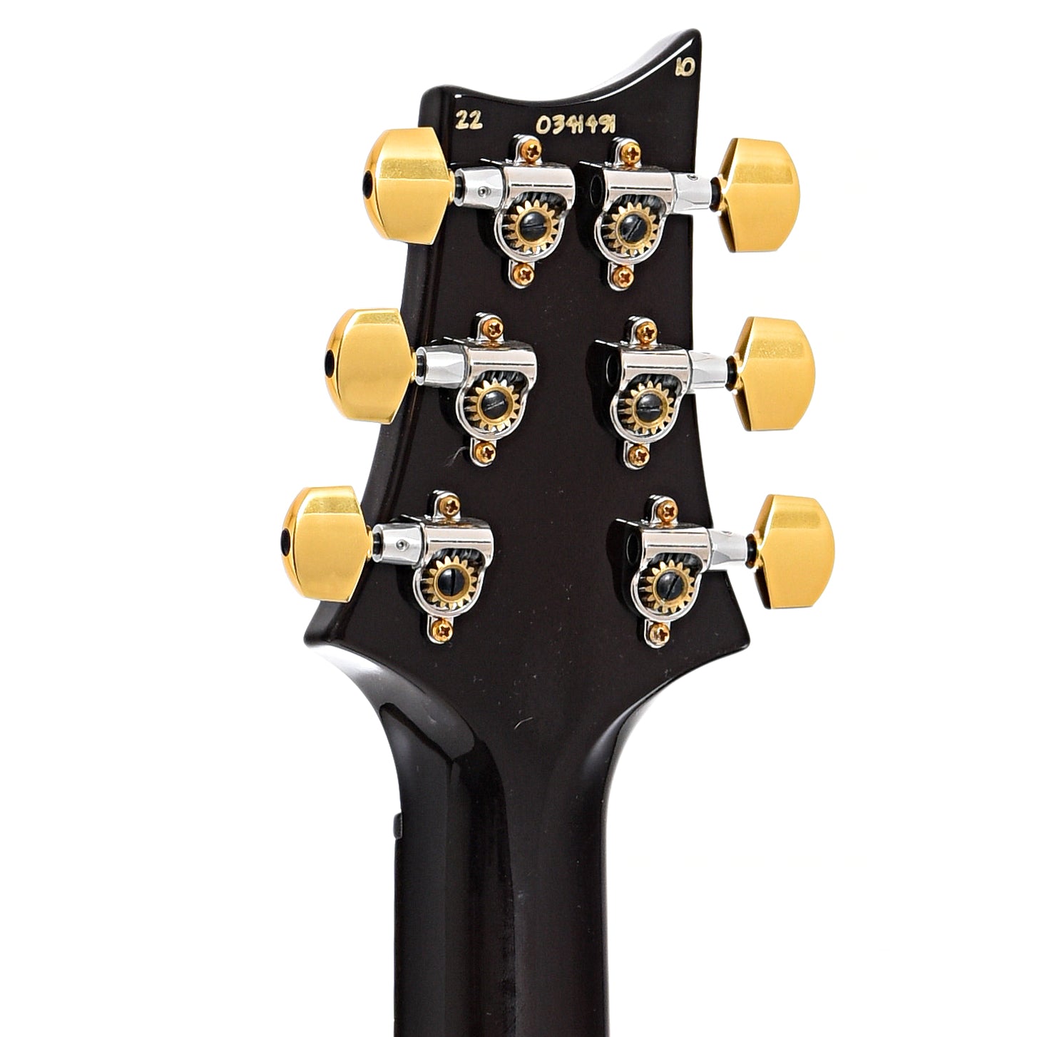 Back headstock of PRS Custom 24 Piezo Electric Guitar (2022)