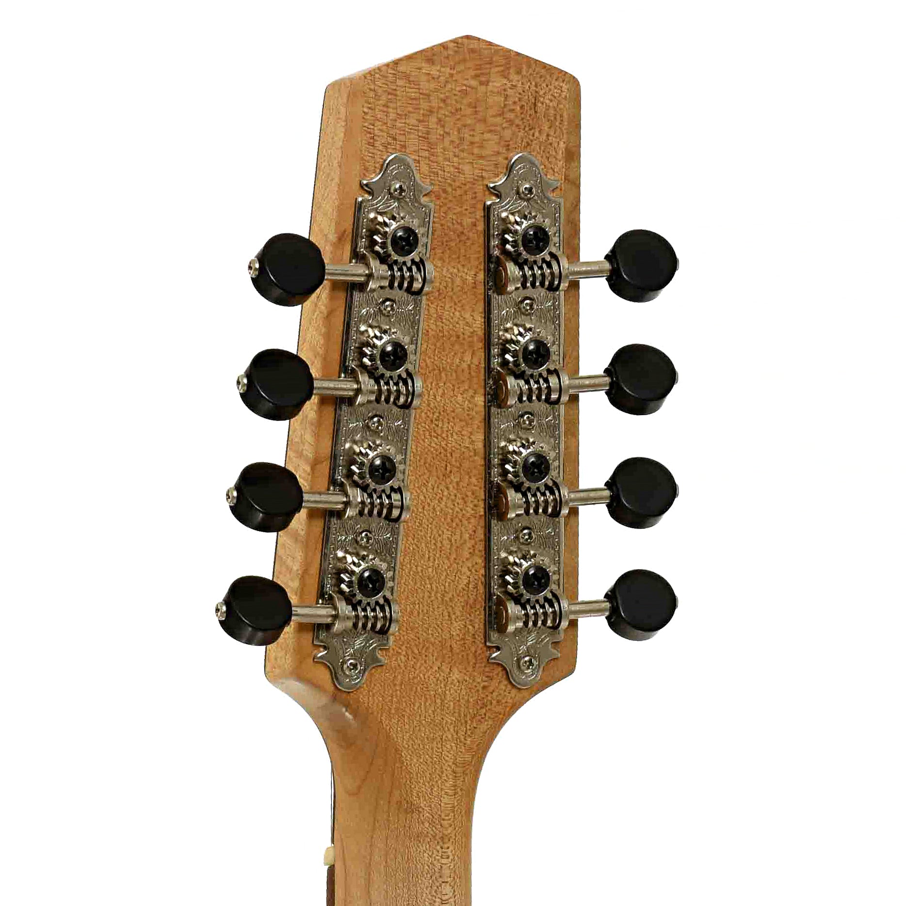 Headstock of Northfield Workshop Calhoun Mandolin 