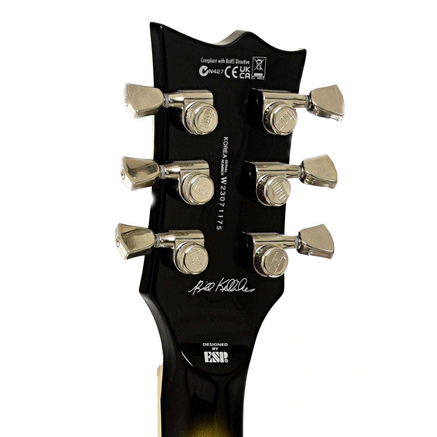 Tuners of ESP LTD BK-600 Signature Series Electric Guitar