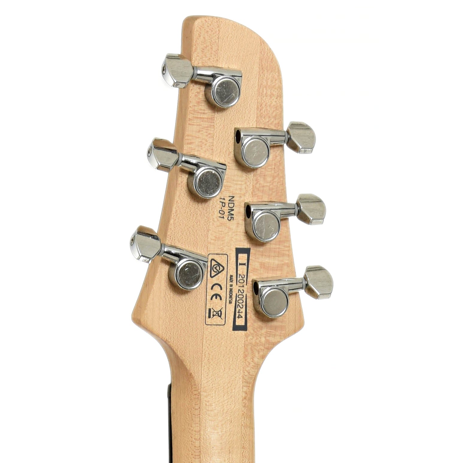 Tuners of Ibanez Noodles Signature Model NDM5 Electric Guitar, Sunburst