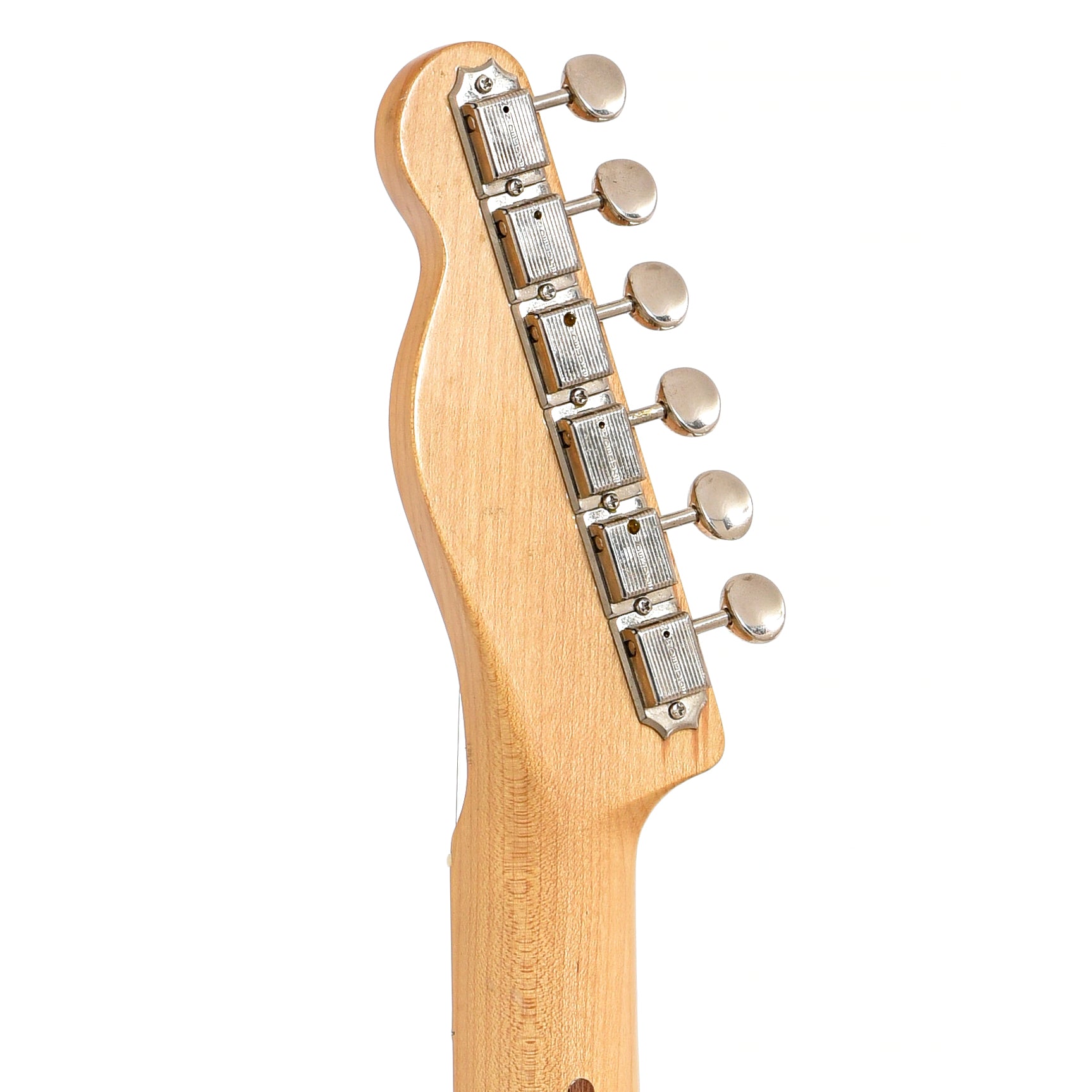 Back headstock of Vintique T-Style Electric Guitar (2007)