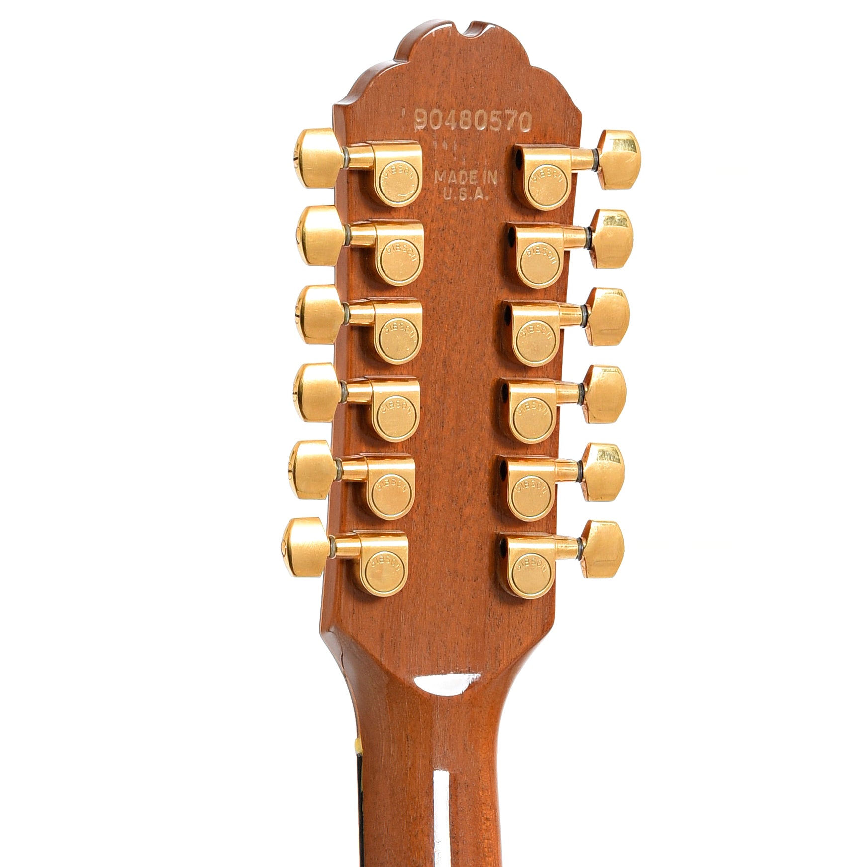 Back headstock of Gibson Chet Atkins SST 12-String (1990)